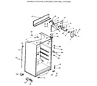 Kenmore 2539335000 cabinet parts diagram