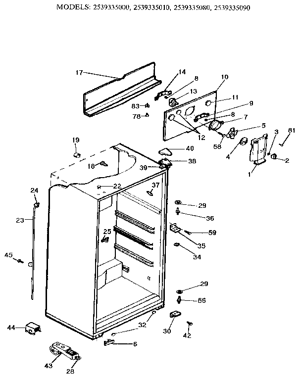 Cabinet parts