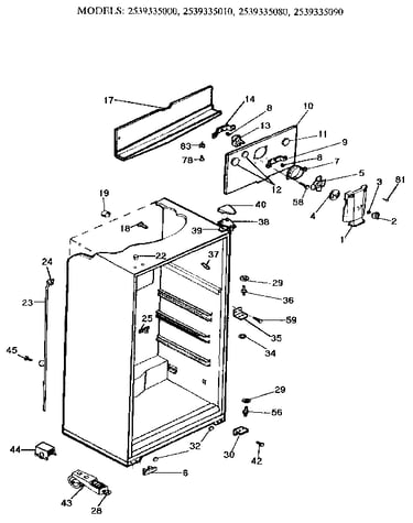 Cabinet parts