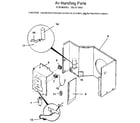 Kenmore 2539710821 air handling diagram