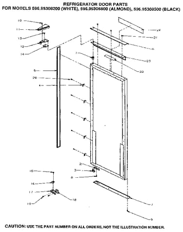 Refrigerator door