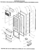 Refrigerator door