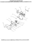 Ice maker/auger motor