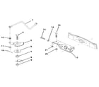 Craftsman 917256921 sector gear/axle support diagram