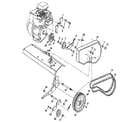 Craftsman 917296350 belt guard and pulley assembly diagram