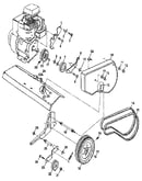 Belt guard and pulley assembly