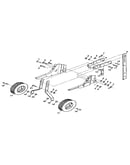 Wheel and depth stake assembly