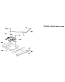 Door lock section
