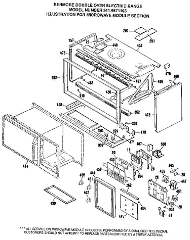 Microwave module section