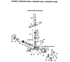 GE GSD630P-36WA motor-pump mechanism diagram