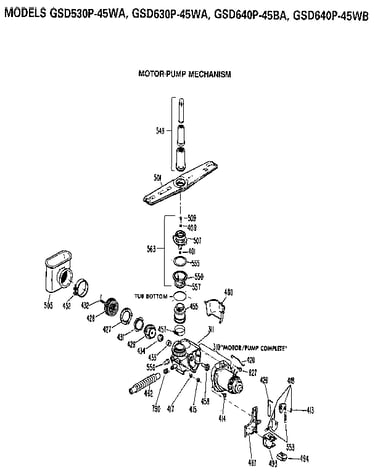 Motor- pump assembly
