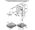 GE GSD500P-45AW tub assembly diagram