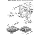 GE GSD1125S45 tub assembly diagram