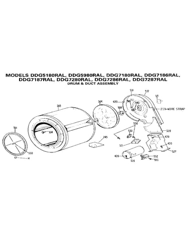 Drum & duct assembly