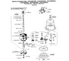 GE WWA8896RBL transmmission - complete breakdown diagram
