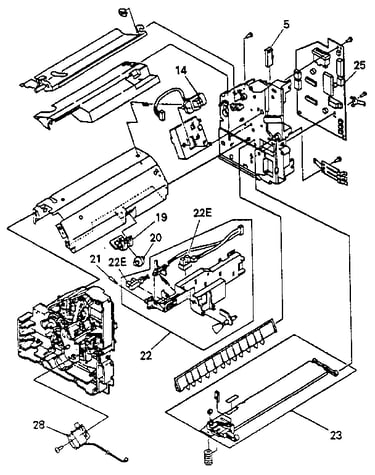Paper feed assembly