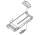 Hewlett Packard LASER JET 4 tray assembly diagram