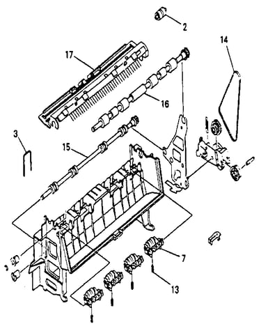 Paper output assembly