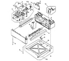 Hewlett Packard LASER JET 4 lower cassette base assembly diagram