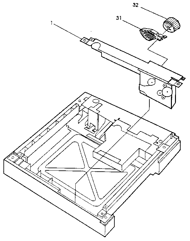 Lower cassette drive assembly