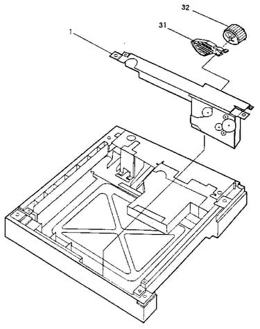 Lower cassette drive assembly
