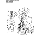 Kenmore 2335990300 downdraft blower system diagram