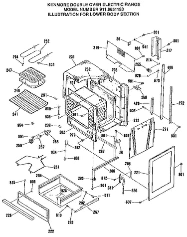 Lower body section