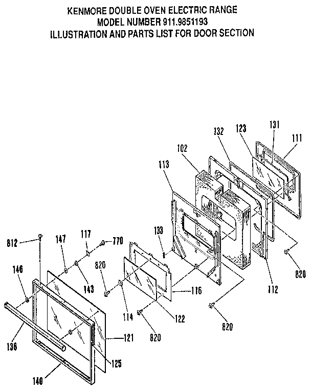 Door section