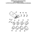 Kenmore 9119851193 wire harnesses and components diagram