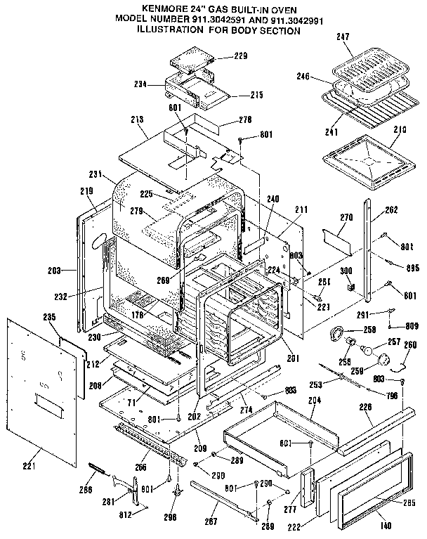Body section