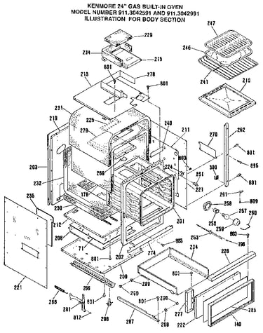Body section