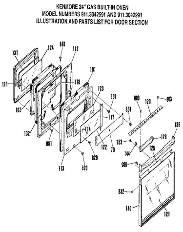 Door section