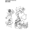 Kenmore 2335999361 downdraft blower system diagram