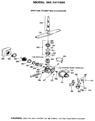Motor-pump mechanism