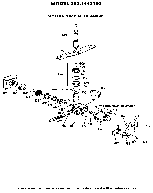 Motor-pump mechanism