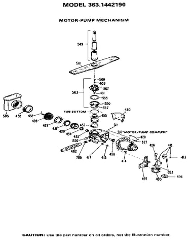Motor-pump mechanism