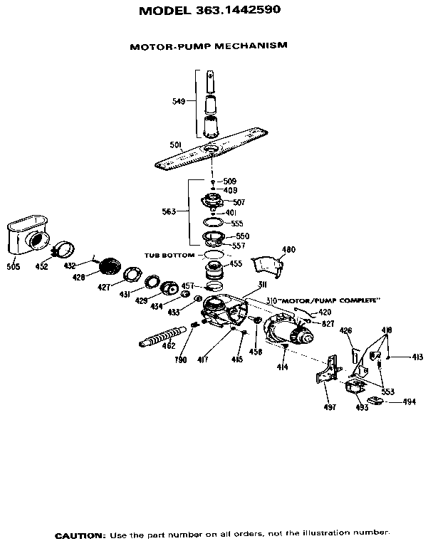 Motor-pump mechanism