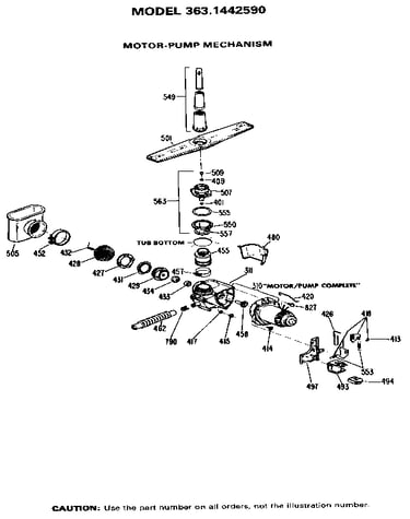 Motor-pump mechanism
