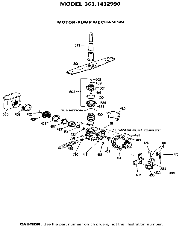 MOTOR-PUMP MECHANISM