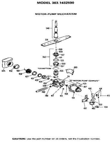 Motor-pump mechanism