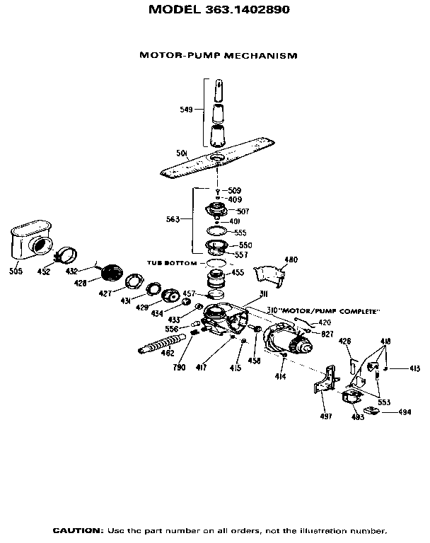 Motor-pump mechanism