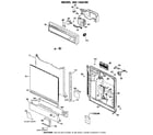 Kenmore 3631402190 escutcheon and door diagram