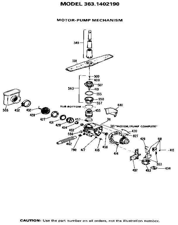 Motor-pump mechanism