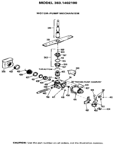 Motor-pump mechanism