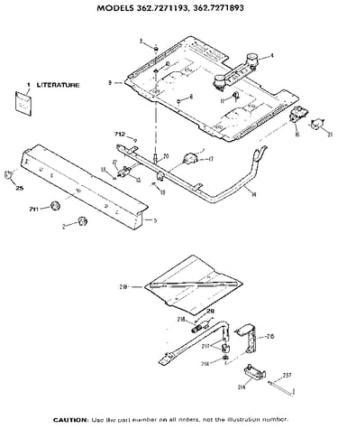 Burner section