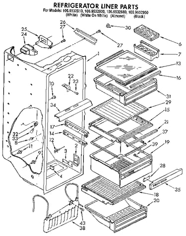 Refrigerator liner