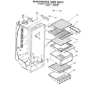 Kenmore 1069530681 refrigerator liner diagram