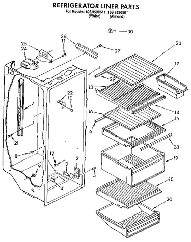 Refrigerator liner