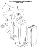 Bag housing and handle