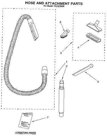 Hose and attachment